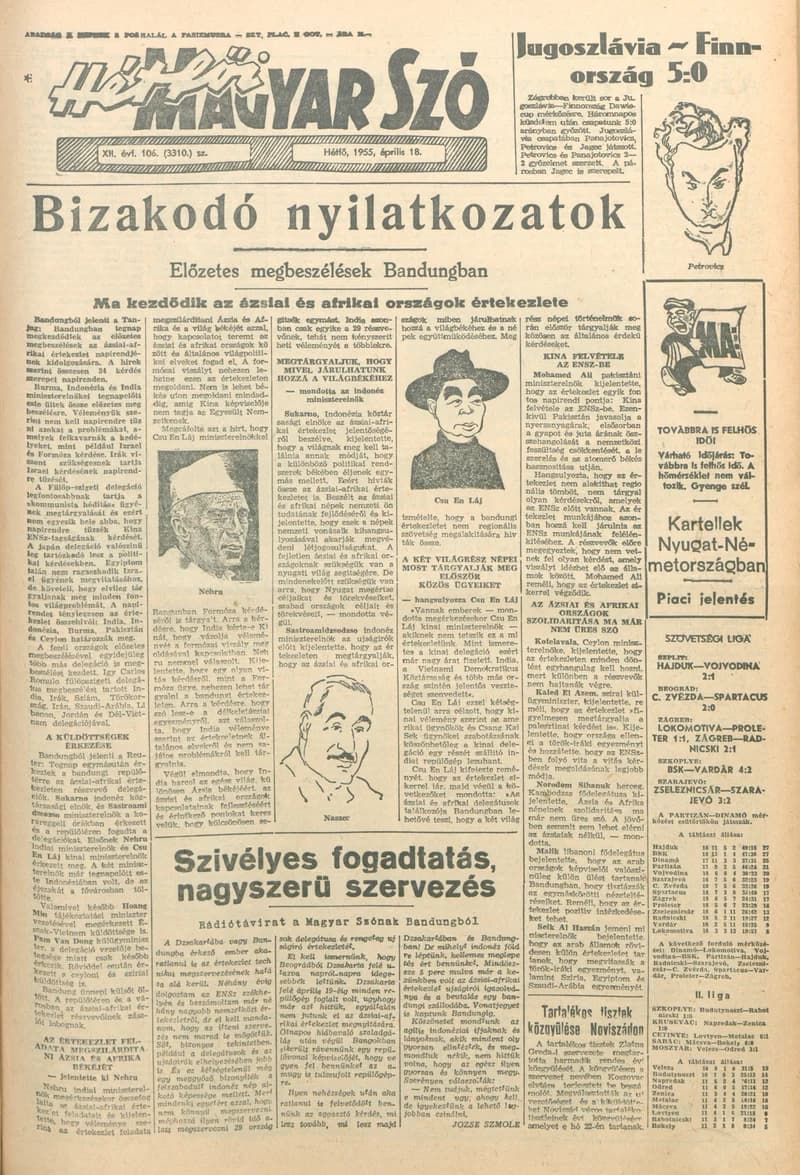 Magyar Szó, 12. évf. 1955. április 18. 106. sz. 1–6. oldal