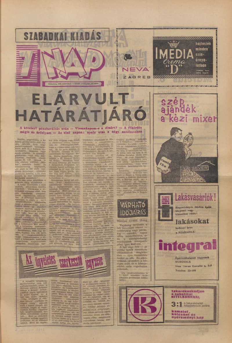 7 Nap, 23. évf. 1968. március 8. 11. sz. 1–16. oldal