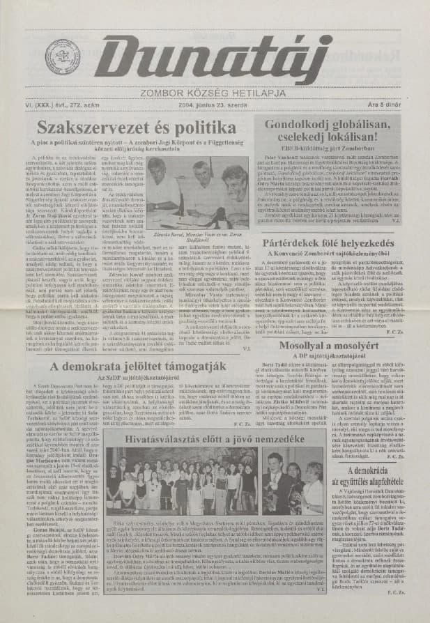 Dunatáj, 6. évf. 2004. június 23. 272. sz.