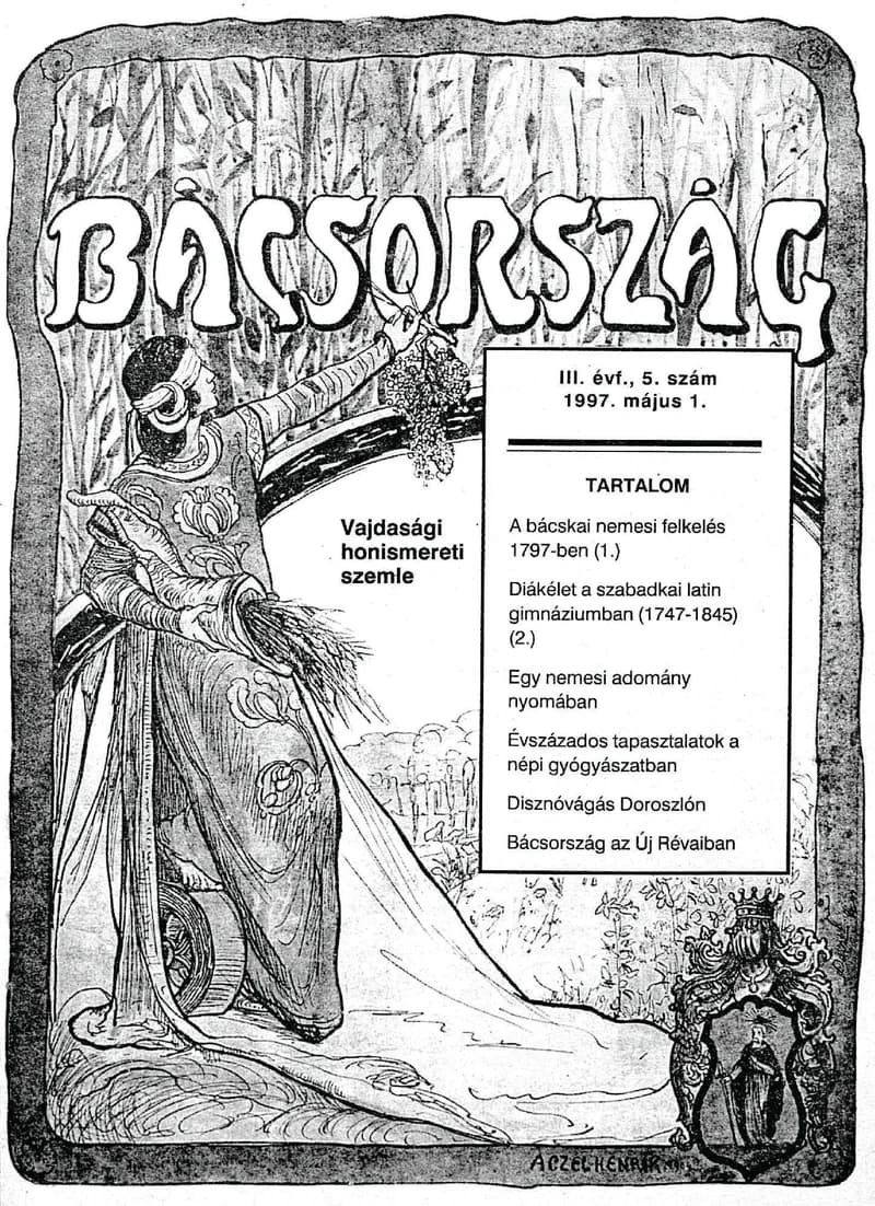 Bácsország, 3. évf. 1997. május 1. 5. sz.