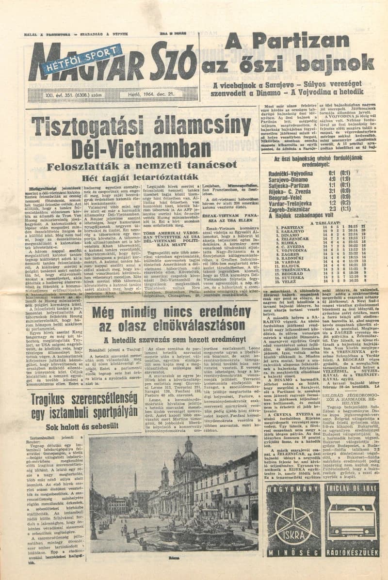 Magyar Szó, 21. évf. 1964. december 21. 351. sz. 1–16. oldal