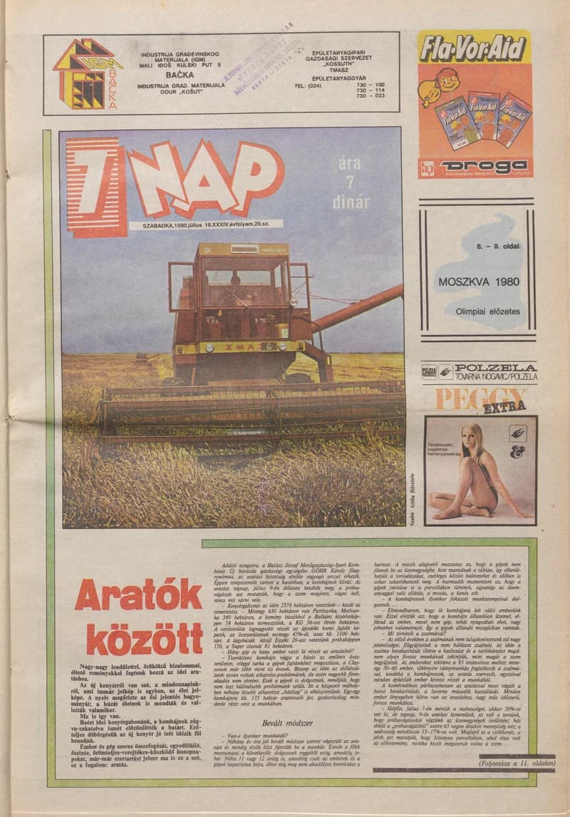 7 Nap, 35. évf. 1980. július 18. 29. sz. 1–20. oldal
