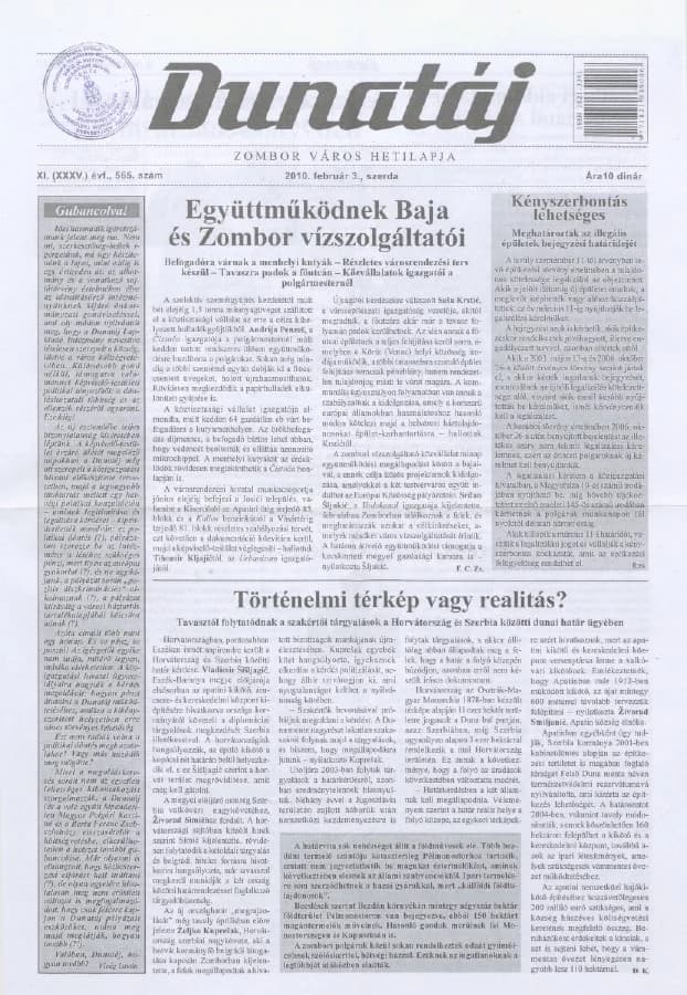 Dunatáj, 12. évf. 2010. február 3. 565. sz.
