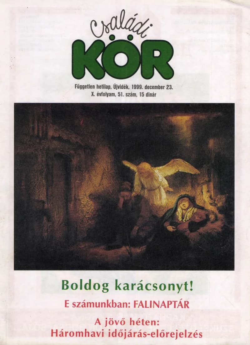 Családi Kör, 10. évf. 1999. december 23. 51. sz.