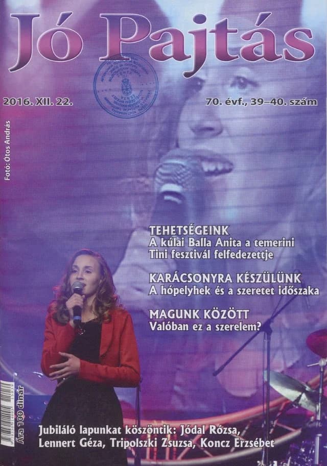 Jó Pajtás, 70. évf. 2016. december 22. 39–40. sz.