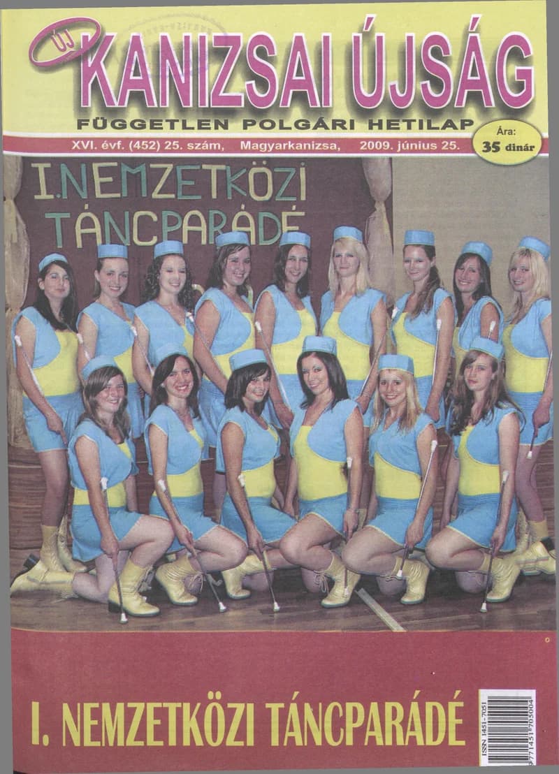 Új Kanizsai Újság, 16. évf. 2009. június 25. 25. sz.