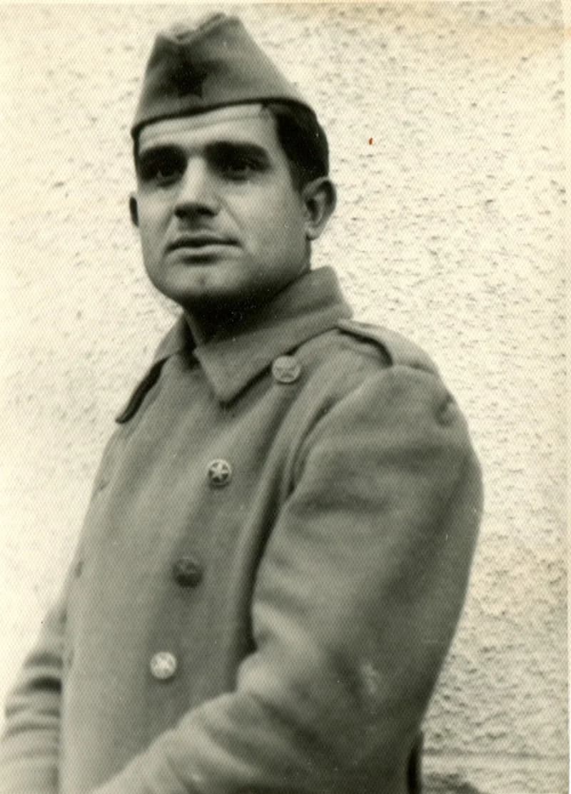 Benes József katonaképe