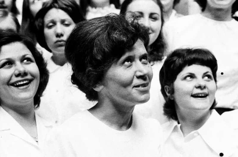 Égető Gabriella és a zeneiskola női kara