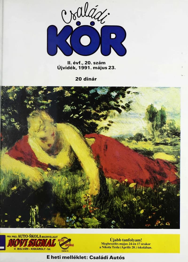 Családi Kör, 2. évf. 1991. május 23. – . 20. sz.