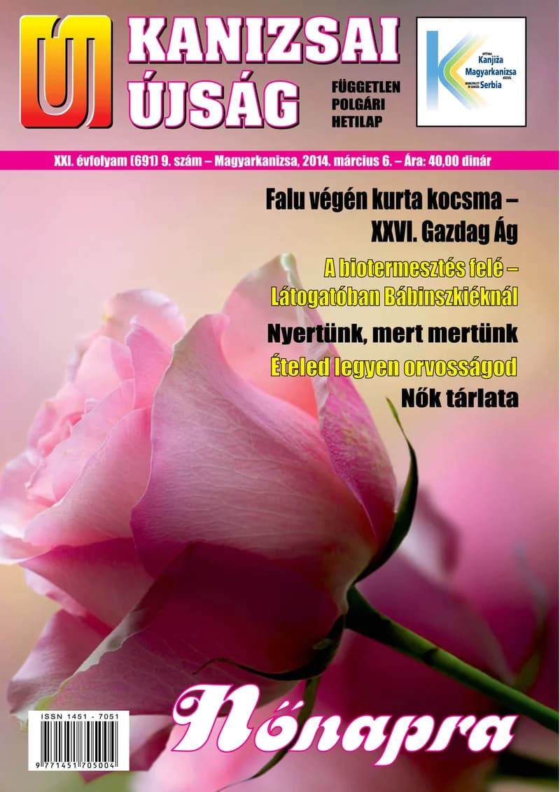 Új Kanizsai Újság, 21. évf. 2014. március 6. 9. sz.