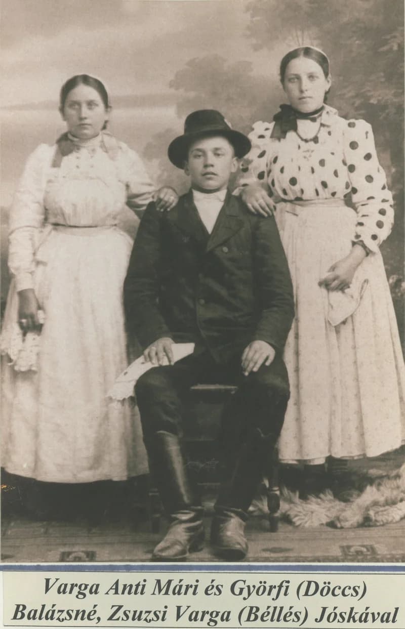 Varga Anti Mári, Györfi (Döccs) Balázsné, Zsuzsi Varga Béllés Jóskával