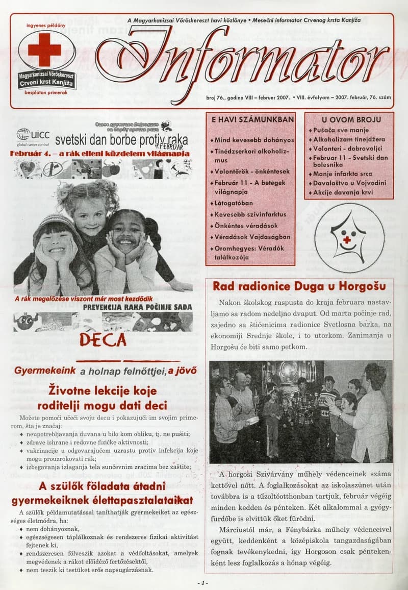 Informator, 8. évf. 2007. február 2. 76. sz.
