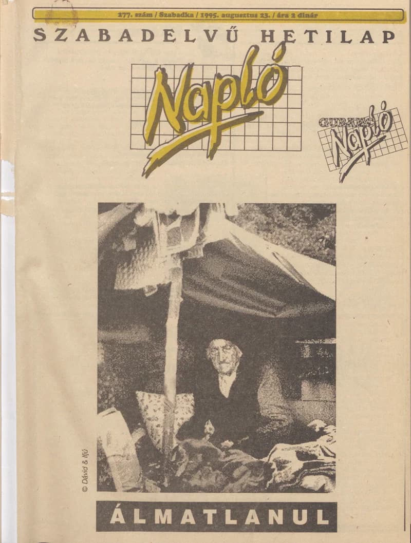 Napló - Szabadelvű hetilap, 6. évf. 1995. augusztus 23. 277. sz.