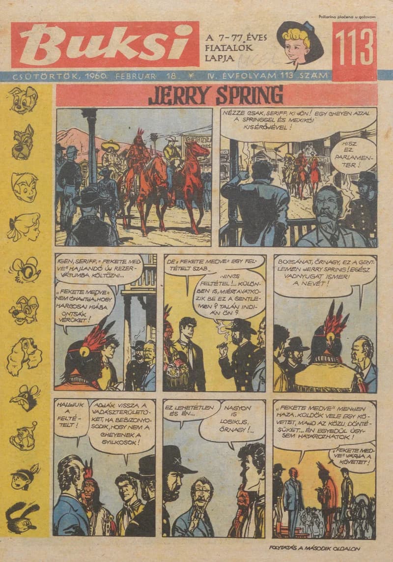 Buksi, 4. évf. 1960. február 18. 113. sz.