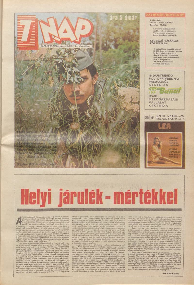 7 Nap, 33. évf. 1978. augusztus 18. 33. sz. 1–20. oldal