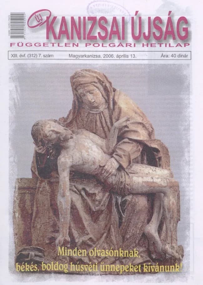 Új Kanizsai Újság, 13. évf. 2006. április 13. 7. sz.