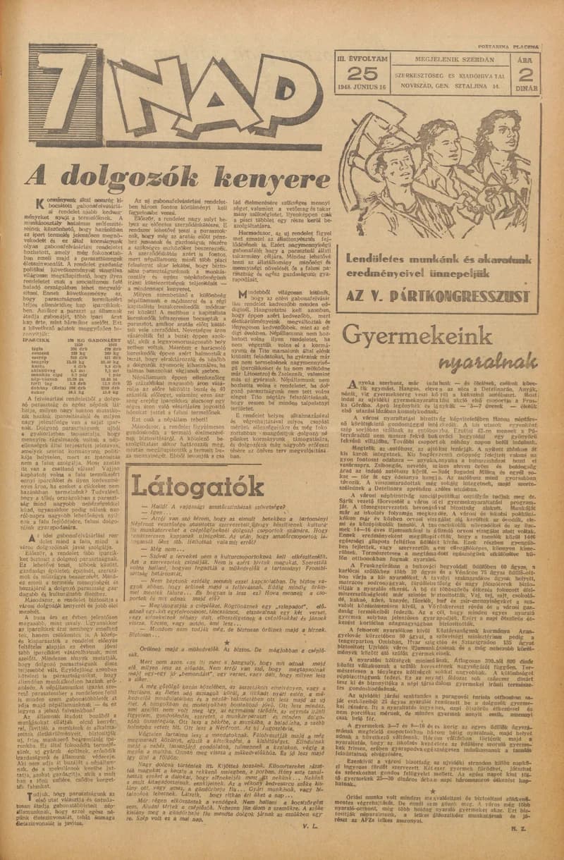 7 Nap, 3. évf. 1948. június 16. 25. sz. 1–4. oldal
