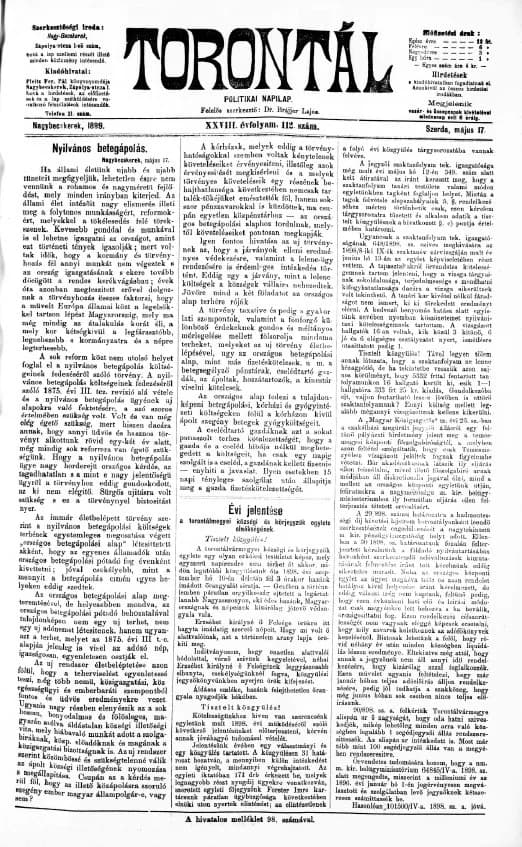 Torontál, 28. évf. 1899. május 17. 112. sz.