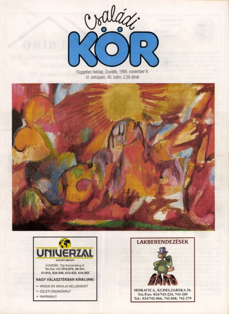 Családi Kör, 6. évf. 1995. november 9. 45. sz.