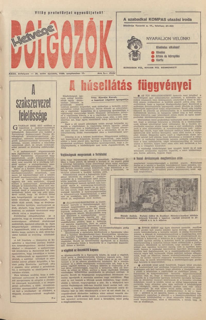 Dolgozók, 34. évf. 1980. szeptember 11. 36. sz.