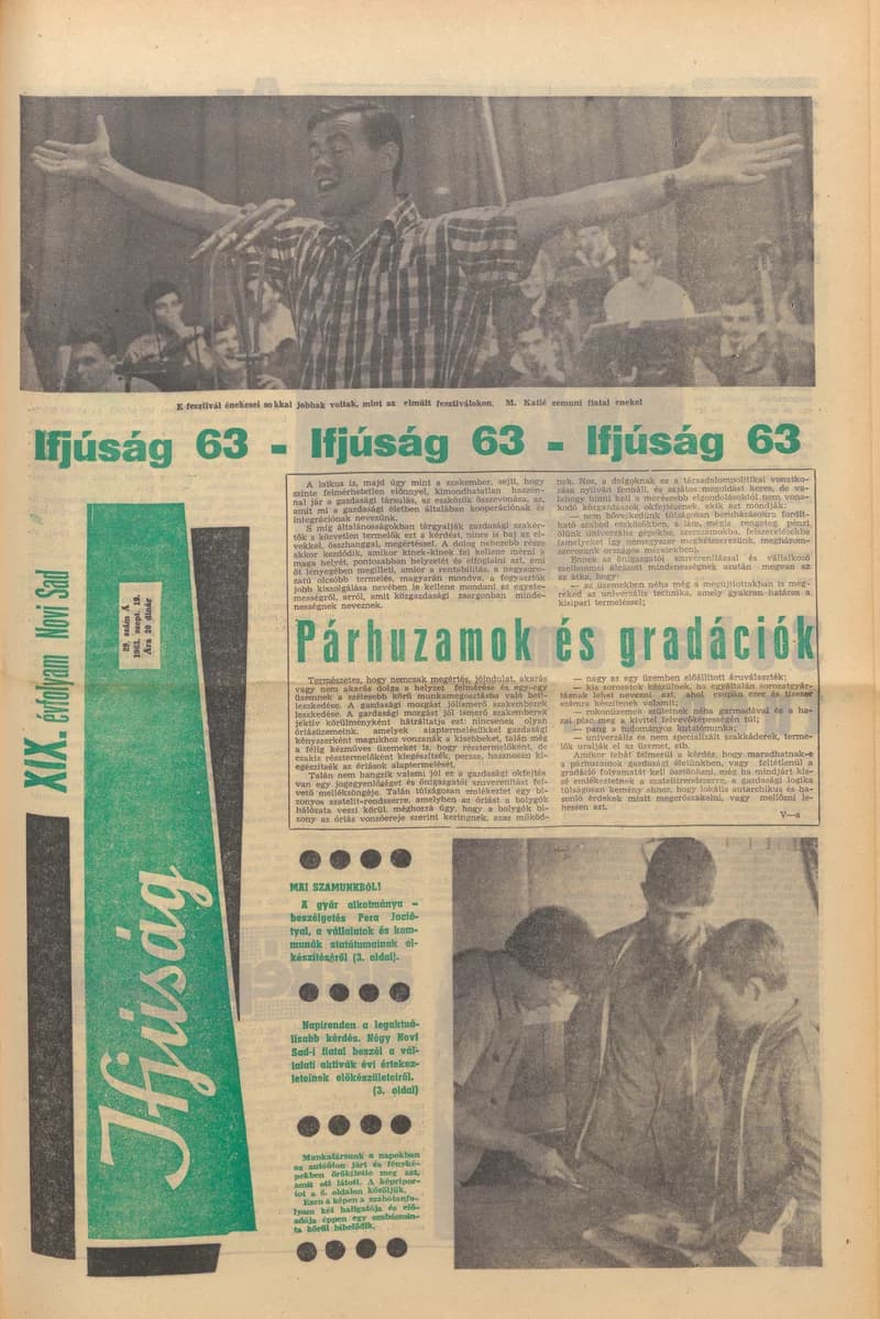 Ifjúság, 19. évf. 1963. szeptember 19. 29. sz.