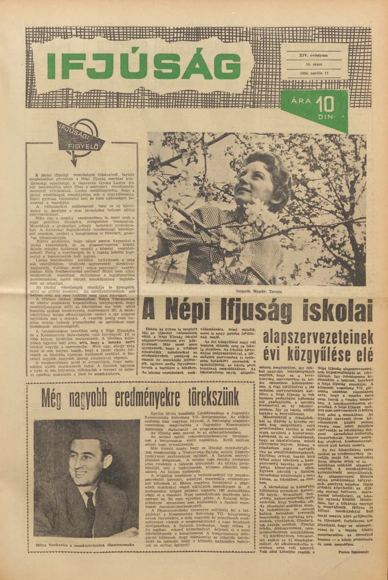 Ifjúság, 14. évf. 1958. április 17. 16. sz.
