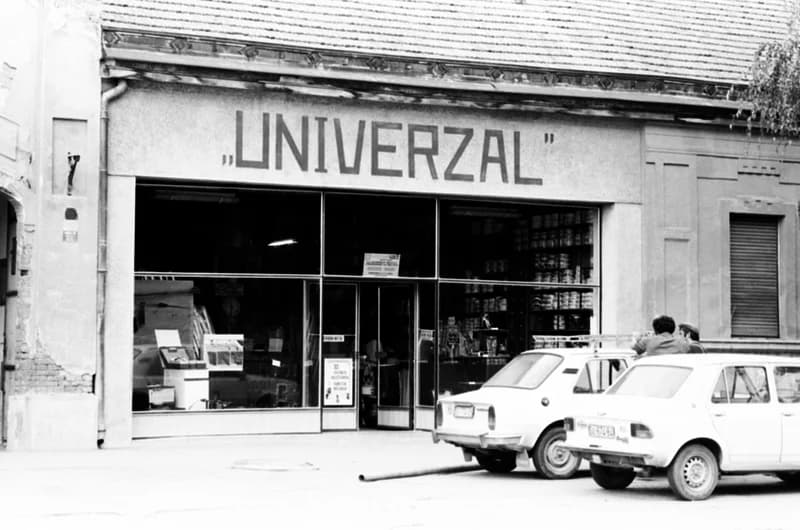 Magyarkanizsa: áruház, főutca, városháza