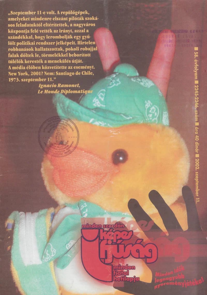 Képes Ifjúság, 58. évf. 2002. szeptember 11. 2245–2246. sz.