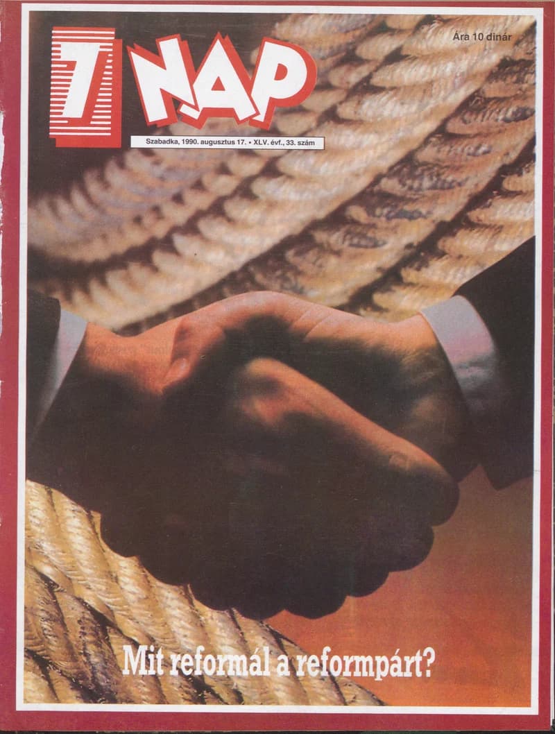 7 Nap, 45. évf. 1990. augusztus 17. 33. sz. 1–68. oldal