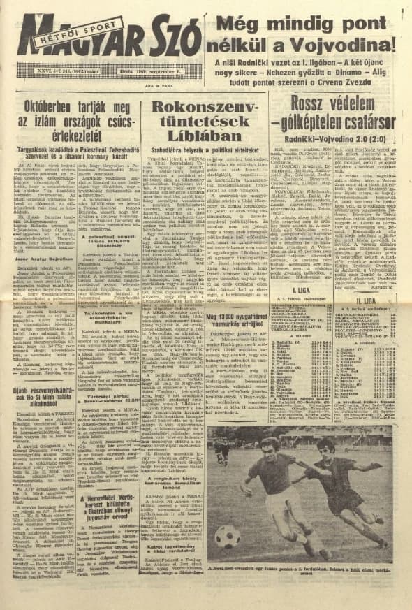 Magyar Szó, 26. évf. 1969. szeptember 8. 248. sz. 1–14. oldal