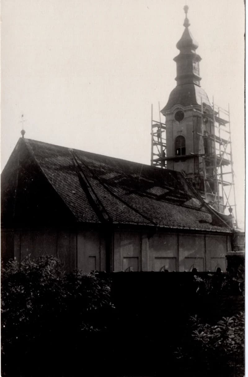 A pravoszláv templom felújítása