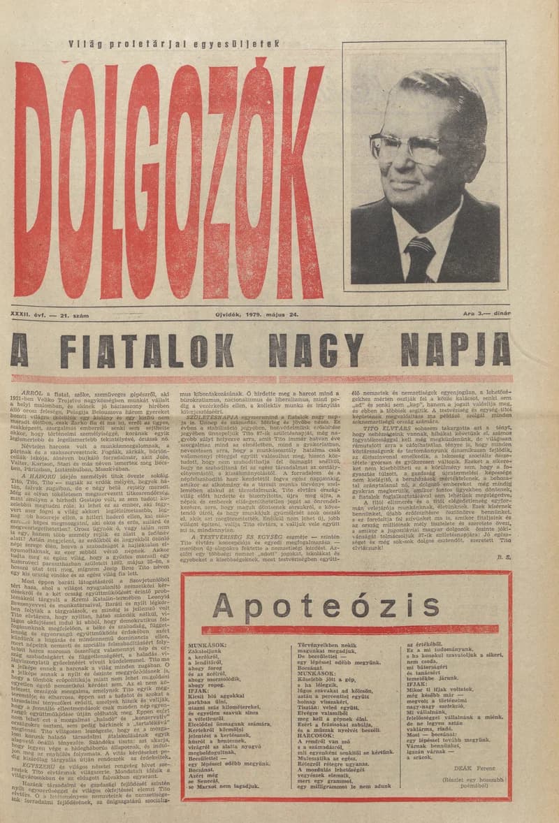 Dolgozók, 33. évf. 1979. május 24. 21. sz.