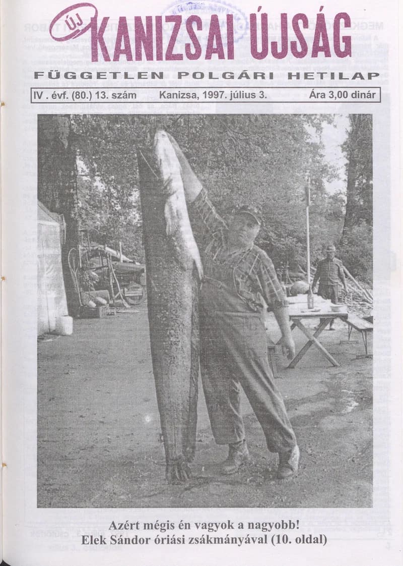 Új Kanizsai Újság, 4. évf. 1997. július 3. 13. sz.