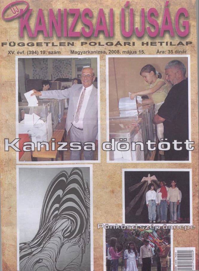 Új Kanizsai Újság, 15. évf. 2008. május 15. 19. sz.