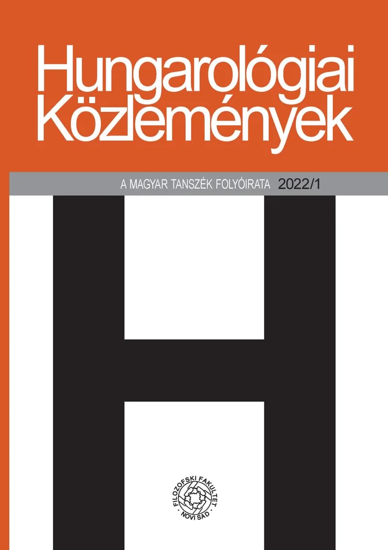Hungarológiai Közlemények, 53. évf. 2022. 1. sz.