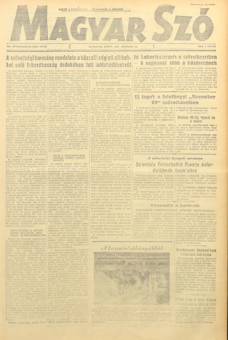 Magyar Szó, 7. évf. 1950. október 16. 246. sz. 1–4. oldal
