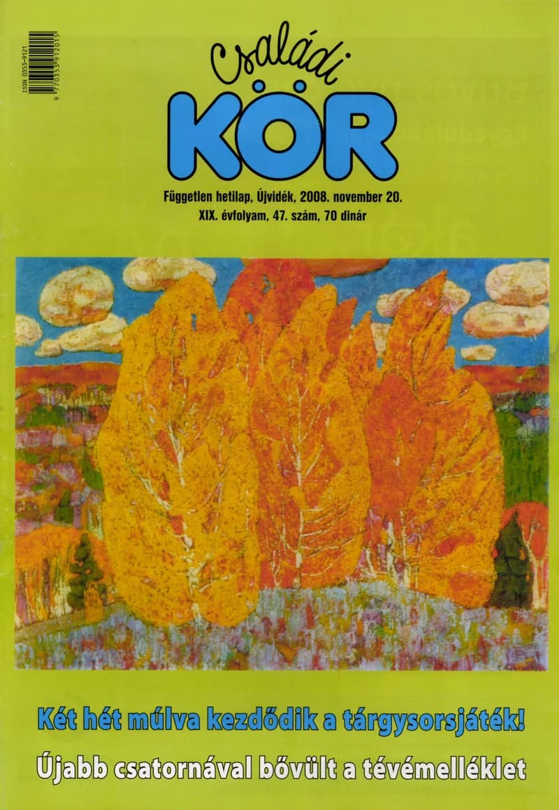 Családi Kör, 19. évf. 2008. november 20. 47. sz.