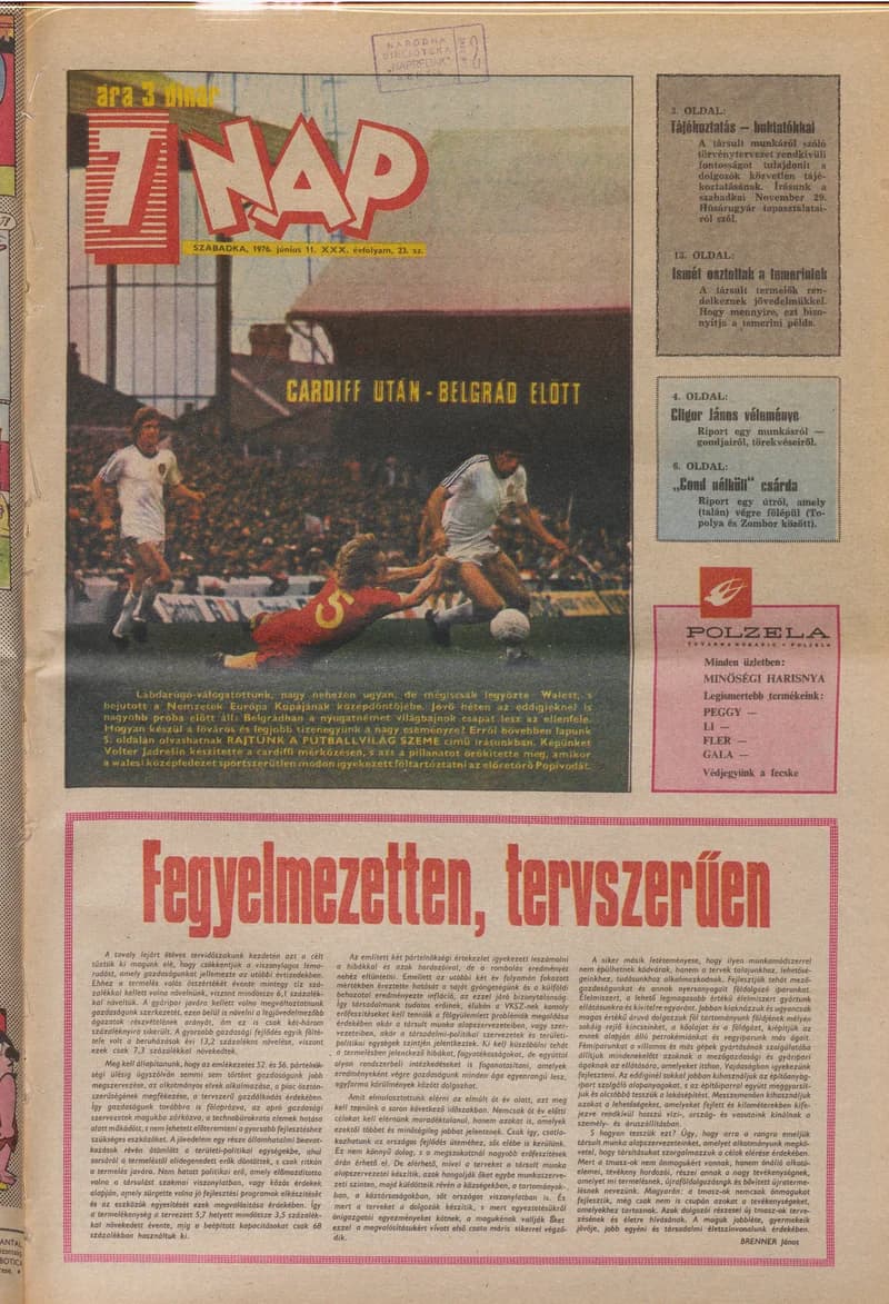 7 Nap, 31. évf. 1976. június 11. 23. sz. 1–24. oldal