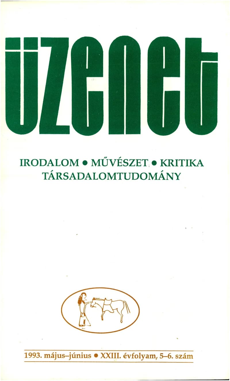 Üzenet, 23. évf. 1993. május – június. 5–6. sz. 181–276. oldal