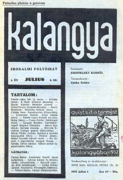 Kalangya, 1. évf. 1932. július 1. 3. sz. 137–208. oldal