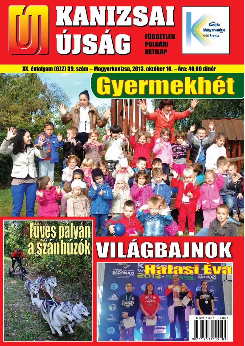 Új Kanizsai Újság, 20. évf. 2013. október 10. 39. sz.