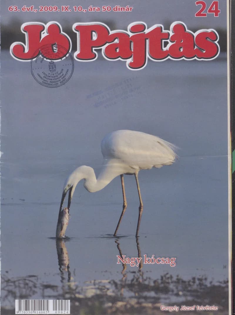 Jó Pajtás, 63. évf. 2009. szeptember 10. 24. sz.