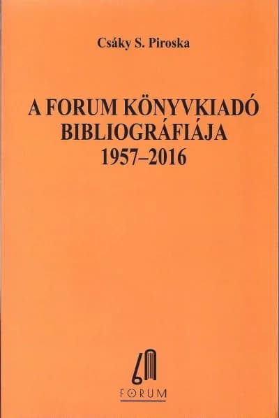 A Forum Könyvkiadó bibliográfiája 