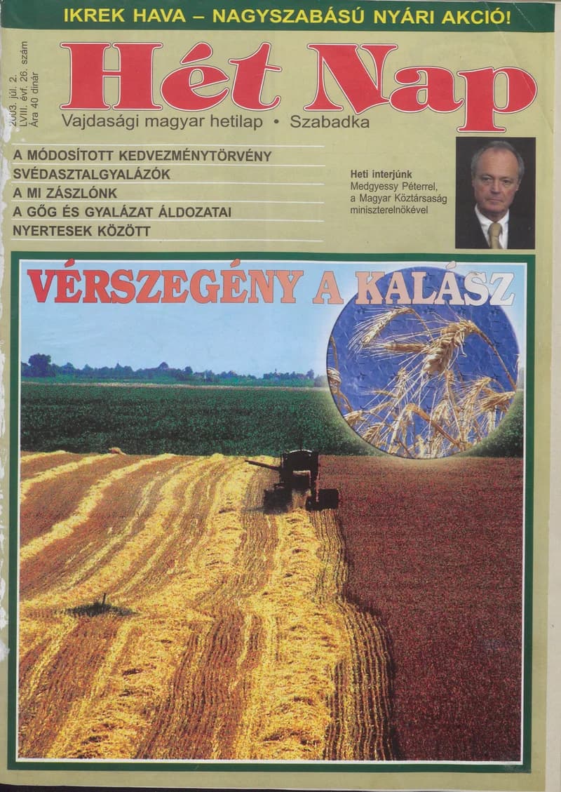 7 Nap, 58. évf. 2003. július 2. 26. sz.