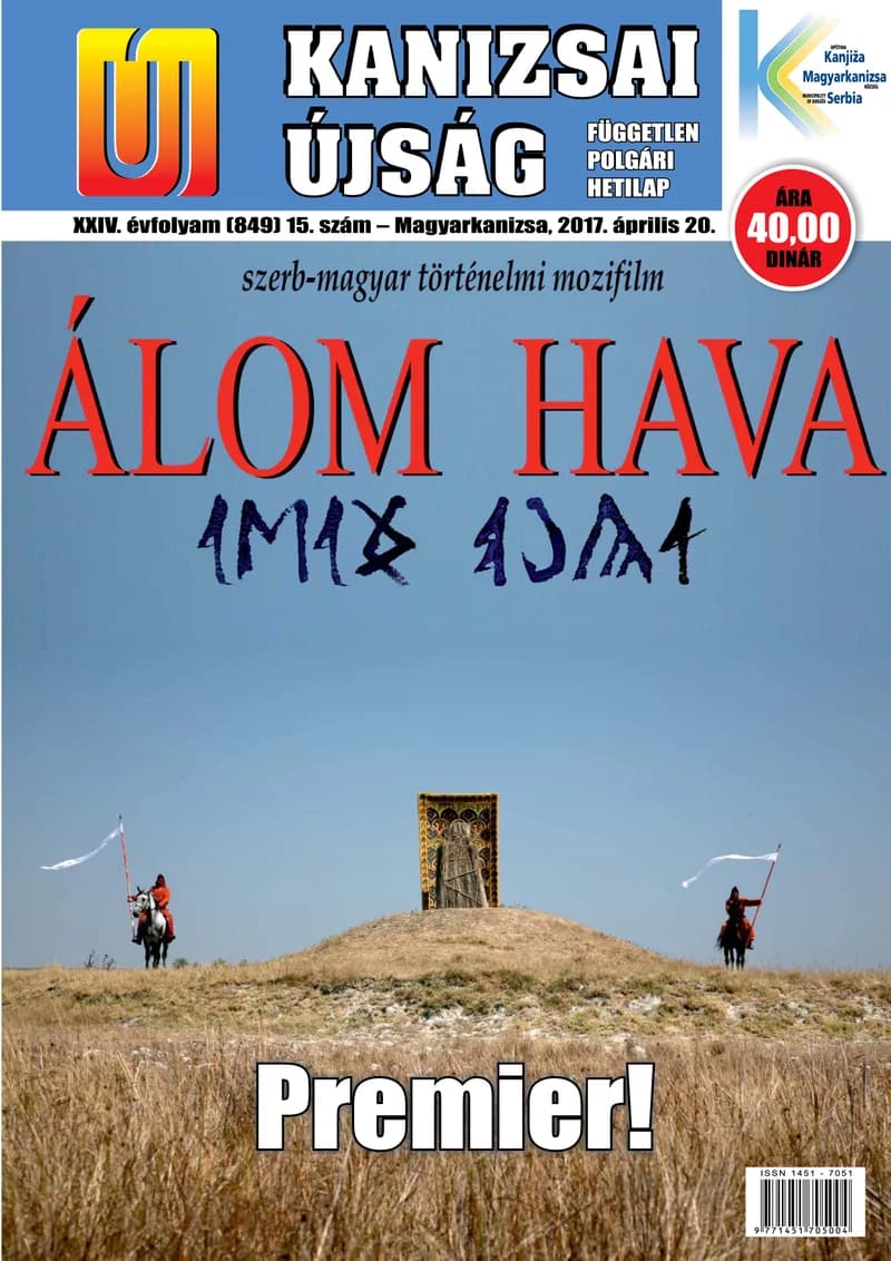 Új Kanizsai Újság, 24. évf. 2017. április 20. 15. sz.