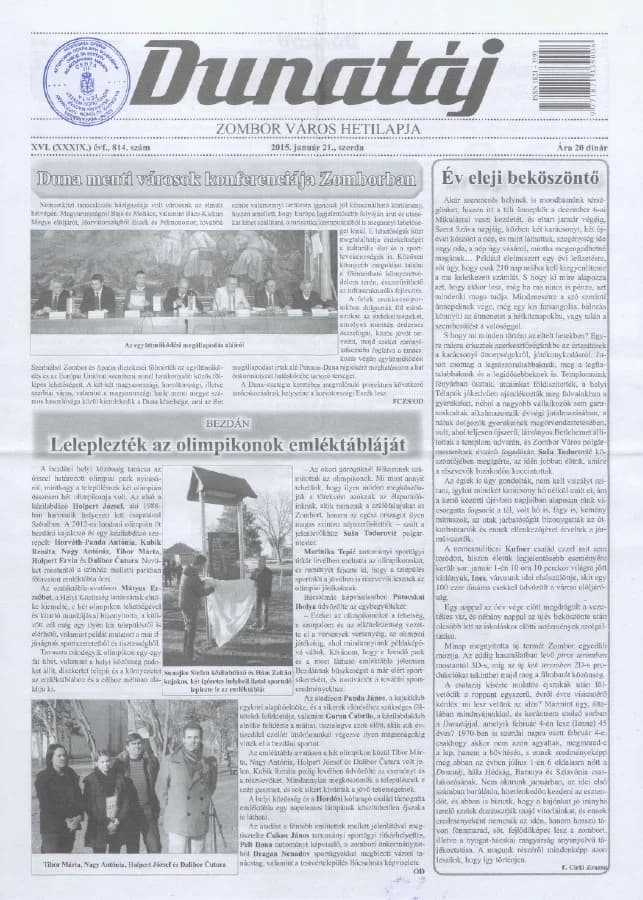 Dunatáj, 17. évf. 2015. január 21. 814. sz.