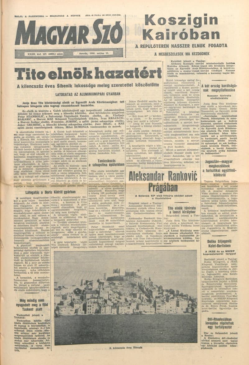 Magyar Szó, 23. évf. 1966. május 11. 127. sz.