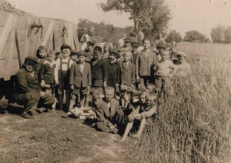 Cukorrépa szállító kisvonat Nagyvölgynél, a Csengettyűs vonat