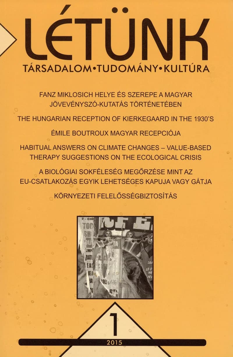Létünk, 45. évf. 2015. 1. sz. 1–207. oldal