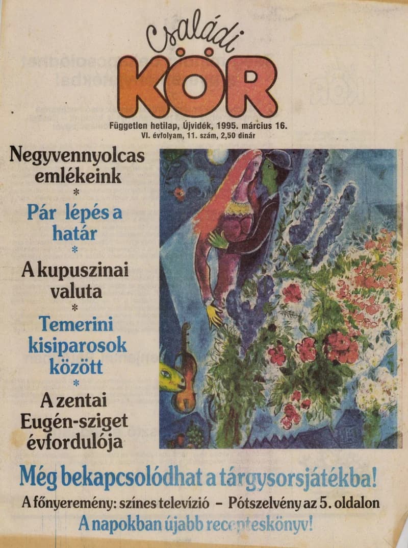 Családi Kör, 6. évf. 1995. március 16. 11. sz.
